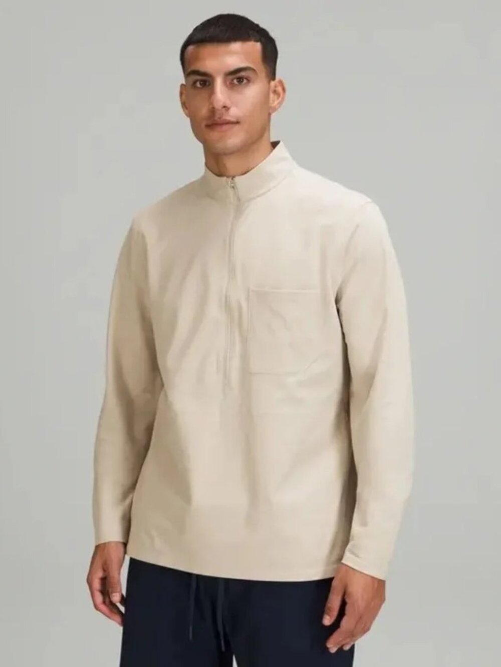 EUC Lululemon Men’s WovenAir Half Zip Pullover Size XL